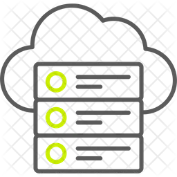 Base de datos en la nube  Icono