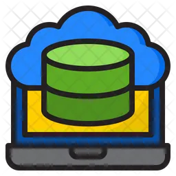 Base de datos en la nube  Icono