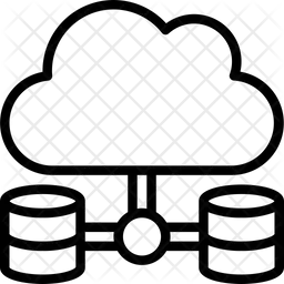 Base de datos en la nube  Icono