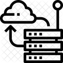 Base de datos en la nube  Icono