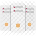 Servidor De Red Alojamiento En La Nube Nube De Datos Icono