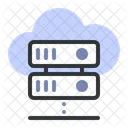 Base de datos del servidor en la nube  Icono