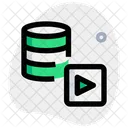 Vídeo de base de datos  Icon