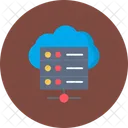 Base De Donnees Cloud Nuage Donnees Icon