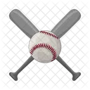 Baseball Bat And Ball Bat Baseball Icône