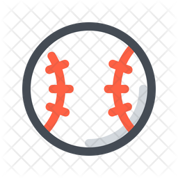 Download Baseball Icon of Colored Outline style - Available in SVG ...