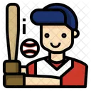 Baseball Man Avatar Icon