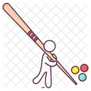 Bat Balls Baseball Equipment Baseball Tool Icon