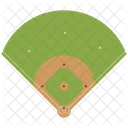 Baseball Court Ground Icon
