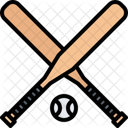 Baseball Catcher Torso Icon - Download in Colored Outline Style