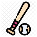 Baseball Game Bat Icon