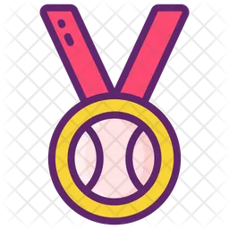 Baseball Badge  Icon