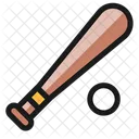 Baseball Bat Ball  Icon