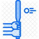 Baseball Batter Hand  Icon