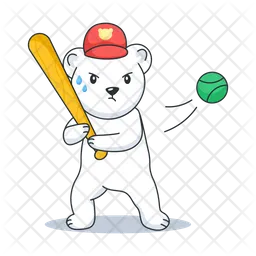 Baseball Bear  Icon