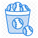 Baseball Bucket Sports Equipment Baseball Game Icon