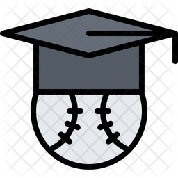 Baseball Catcher Torso Icon - Download in Colored Outline Style