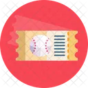 Baseball game ticket  Icon
