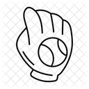 Baseball Glove and Ball  Icon