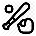 Baseball Schlager Handschuh Symbol