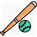 Ball Baseball Bat Icon