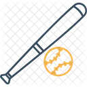 Ball Baseball Bat Icon