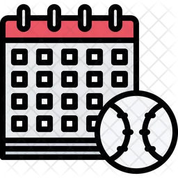 Baseball Match Date  Icon