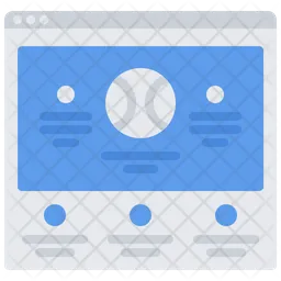 Baseball Match Website  Icon