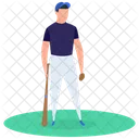 Baseball Player Icon