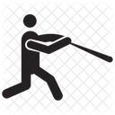 Baseball Player Baseball Game Sportsman Icon