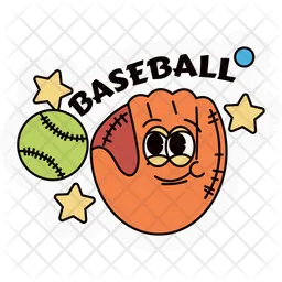 Baseball sticker  Icon