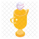 Baseball Trophy Award Winning Cup Icon