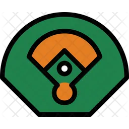 Baseballfeld  Symbol