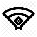 Baseballfeld  Symbol