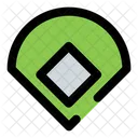 Baseballfeld  Symbol