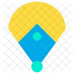 Baseballfeld  Symbol