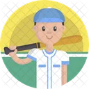 Baseballspieler  Symbol