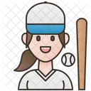 Baseballspieler  Symbol