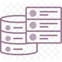 Bases De Datos Datos Almacenamiento Icon