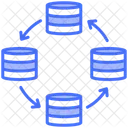 Bases De Datos Operativas Procesamiento De Datos Integracion Icono