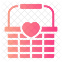 Basket Valentines Day Valentine Icon