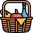 Basket Picnic Holiday Icon