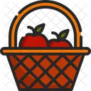 Basket Food Fruit Icon