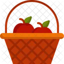 Basket Food Fruit Icon
