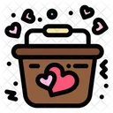 Basket Heart Love Icon