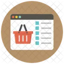 Basket Browser Buy Icon