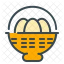 Basket Egg Bucket Icon