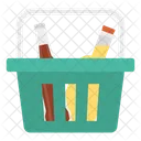 Basket Wine Bottle Icon