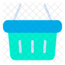 Food Bucket Bucket Fruit Basket Icon