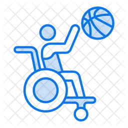 Basket-ball en fauteuil roulant  Icône